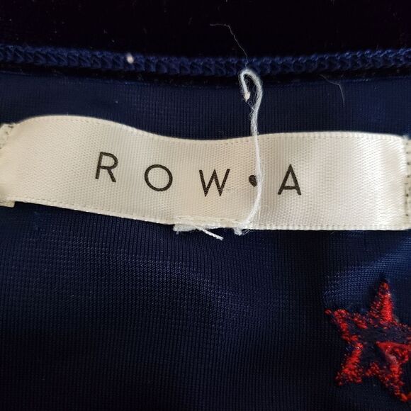 Row A Velour Embroidered Top - Picture 4 of 4